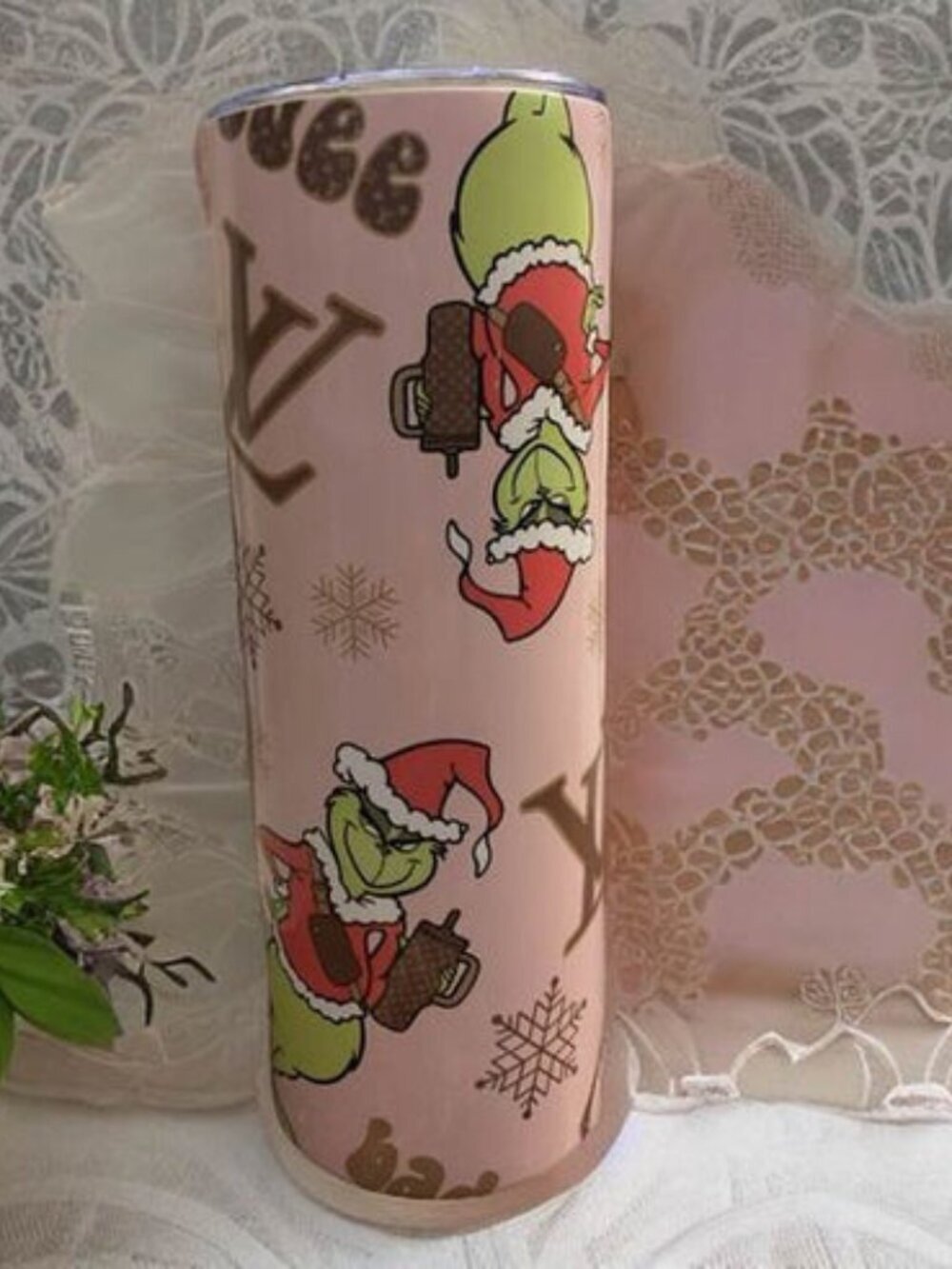 LV Grinch Tumbler